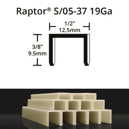 Raptor S05-37 composite plastic staples