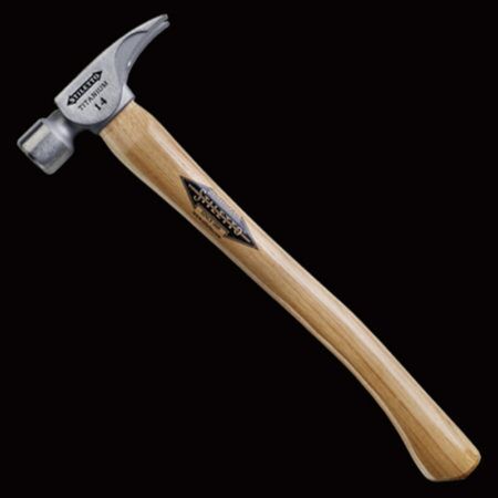 Stiletto TI 14SC 14 Oz Titanium Smooth Face Curved 18" Framer